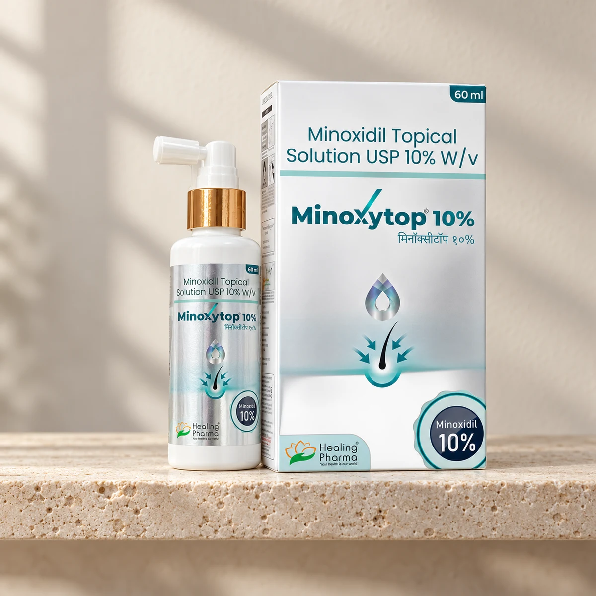 10% Minoxidil Hair growth Solution 60ml 12/2026