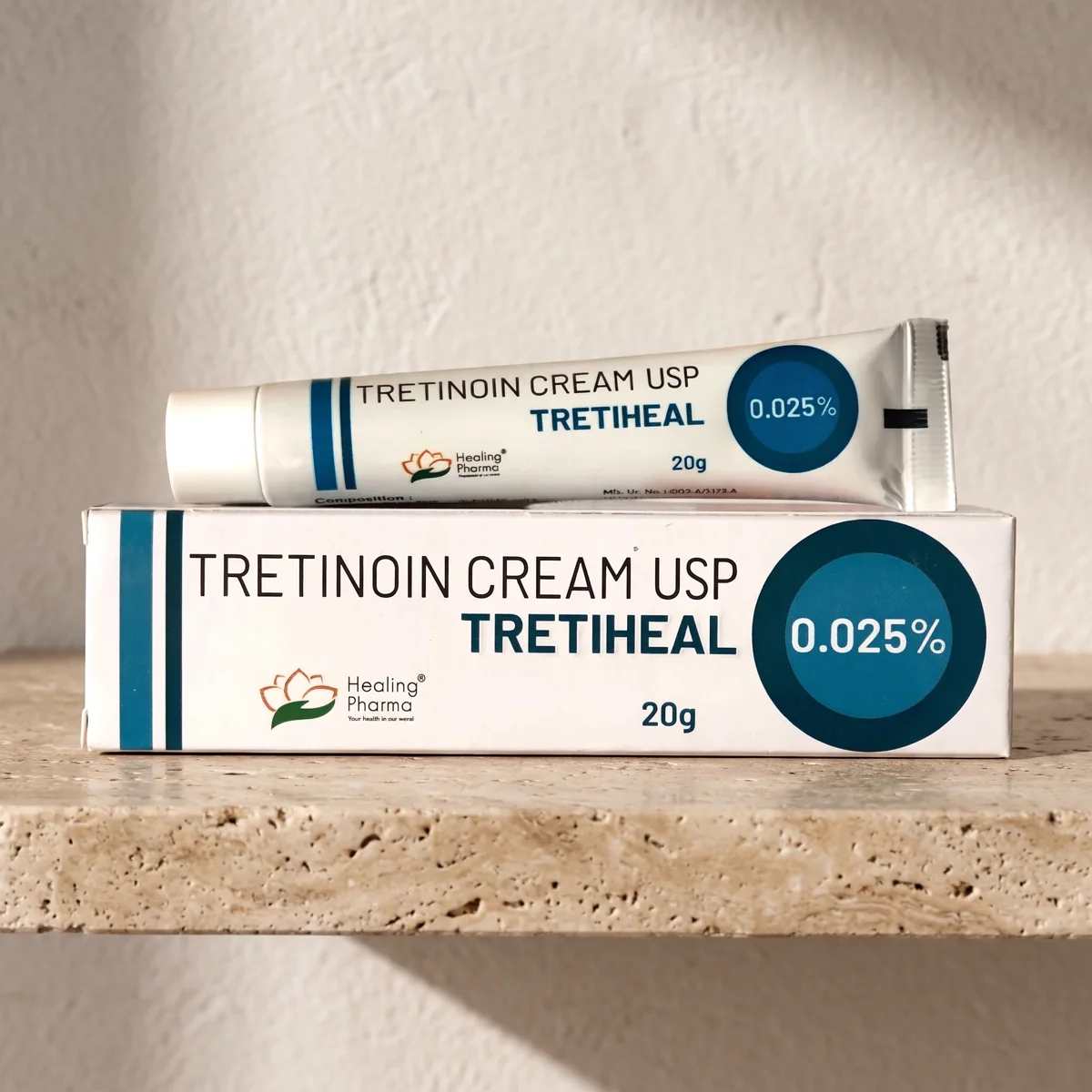 Tretiheal Tretinoin Cream 0.025% 20g (Exp 02/2027)