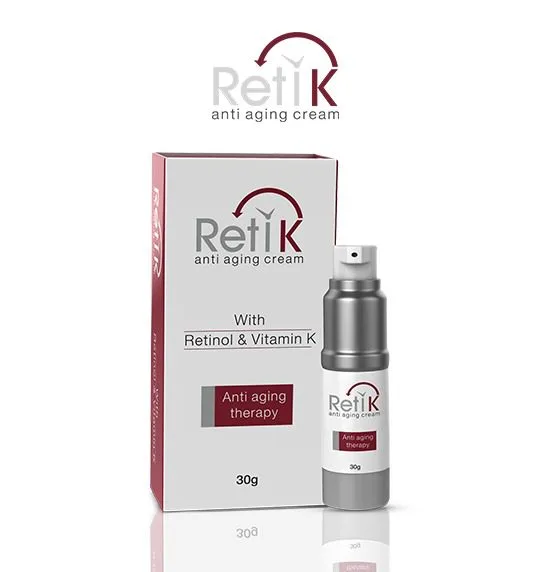 Reti K Premium Pure Micro Capsulized Retinol Anti-Aging Cream with Vitamin C E K1 30G EXP 01/26